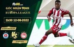 Fb88 soi kèo trận đấu Slovan Bratislava vs Olympiakos