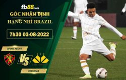 Fb88 soi kèo trận đấu Sport Recife vs Criciuma