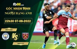 Fb88 soi kèo trận đấu West Ham vs Man City