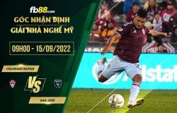 fb88-soi kèo Colorado Rapids vs San Jose