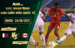 fb88-soi kèo Qatar vs Canada