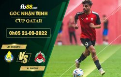 Fb88 soi kèo trận đấu Al-Gharafa vs Al Rayyan