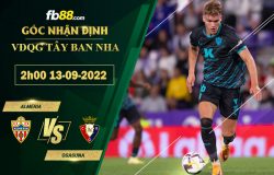 Fb88 soi kèo trận đấu Almeria vs Osasuna