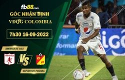 Fb88 soi kèo trận đấu America de Cali vs Deportivo Pereira