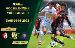 Fb88 soi kèo trận đấu Atlas vs Pumas UNAM