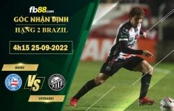 Fb88 soi kèo trận đấu Bahia vs Operario