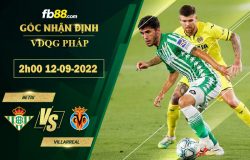 Fb88 soi kèo trận đấu Betis vs Villarreal