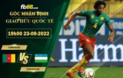 Fb88 soi kèo trận đấu Cameroon vs Uzbekistan