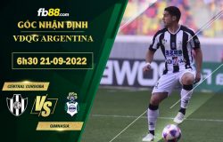 Fb88 soi kèo trận đấu Central Cordoba vs Gimnasia