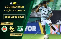 Fb88 soi kèo trận đấu Cortulua vs Deportivo Cali