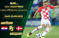 Fb88 soi kèo trận đấu Croatia vs Đan Mạch