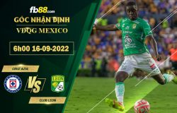 Fb88 soi kèo trận đấu Cruz Azul vs Club Leon