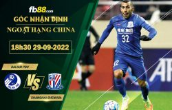 Fb88 soi kèo trận đấu Dalian Pro vs Shanghai Shenhua