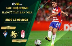 Fb88 soi kèo trận đấu Eibar vs Granada