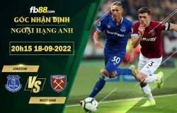 Fb88 soi kèo trận đấu Everton vs West Ham