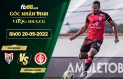 Fb88 soi kèo trận đấu Goianiense vs Internacional