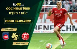 Fb88 soi kèo trận đấu Heidenheim vs Dusseldorf