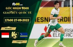 Fb88 soi kèo trận đấu Indonesia vs Curacao