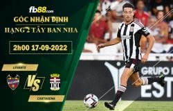 Fb88 soi kèo trận đấu Levante vs Cartagena