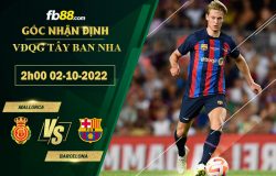 Fb88 soi kèo trận đấu Mallorca vs Barcelona