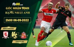 Fb88 soi kèo trận đấu Middlesbrough vs Sunderland