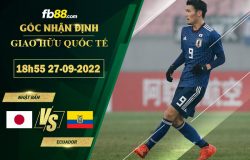 Fb88 soi kèo trận đấu Nhật Bản vs Ecuador