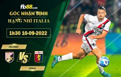 Fb88 soi kèo trận đấu Palermo vs Genoa 1h30 ngày 10/9/2022