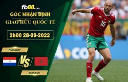 Fb88 soi kèo trận đấu Paraguay vs Morocco