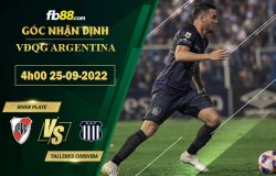 Fb88 soi kèo trận đấu River Plate vs Talleres Cordoba