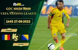 Fb88 soi kèo trận đấu Romania vs Bosnia