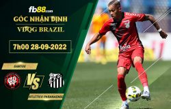 Fb88 soi kèo trận đấu Santos vs Atletico Paranaense