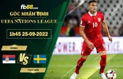 Fb88 soi kèo trận đấu Serbia vs Thụy Điển