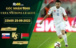 Fb88 soi kèo trận đấu Slovakia vs Belarus