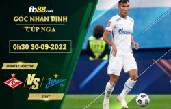 Fb88 soi kèo trận đấu Spartak Moscow vs Zenit