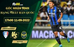 Fb88 soi kèo trận đấu Suwon Bluewings vs Incheon