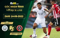 Fb88 soi kèo trận đấu Swansea vs Sheffield United