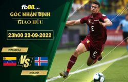 Fb88 soi kèo trận đấu Venezuela vs Iceland