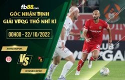 fb88-soi kèo Antalyaspor vs Istanbulspor