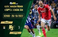 fb88-soi kèo Benfica vs Juventus