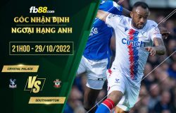 fb88-soi kèo Crystal Palace vs Southampton