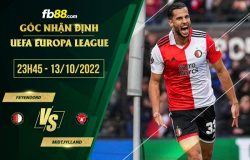 fb88-thông số trận đấu Feyenoord vs Midtjylland