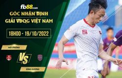 fb88-soi kèo Hai Phong vs Binh Duong