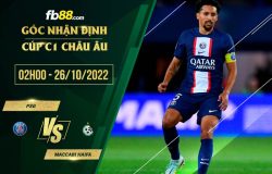 fb88-soi kèo PSG vs Maccabi Haifa