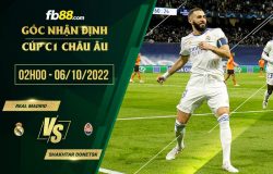 fb88-soi kèo Real Madrid vs Shakhtar Donetsk