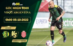 Fb88 soi kèo trận đấu Aldosivi vs Barracas Central