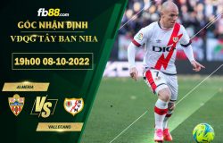 Fb88 soi kèo trận đấu Almeria vs Vallecano