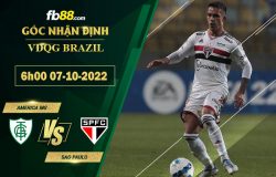 Fb88 soi kèo trận đấu America MG vs Sao Paulo