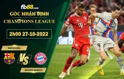 Fb88 soi kèo trận đấu Barcelona vs Bayern Munich