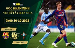 Fb88 soi kèo trận đấu Barcelona vs Celta Vigo