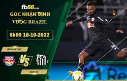 Fb88 soi kèo trận đấu Bragantino vs Santos